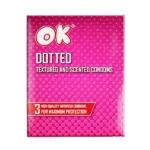 OK Dotted Condoms (1 Box = 3Pcs)