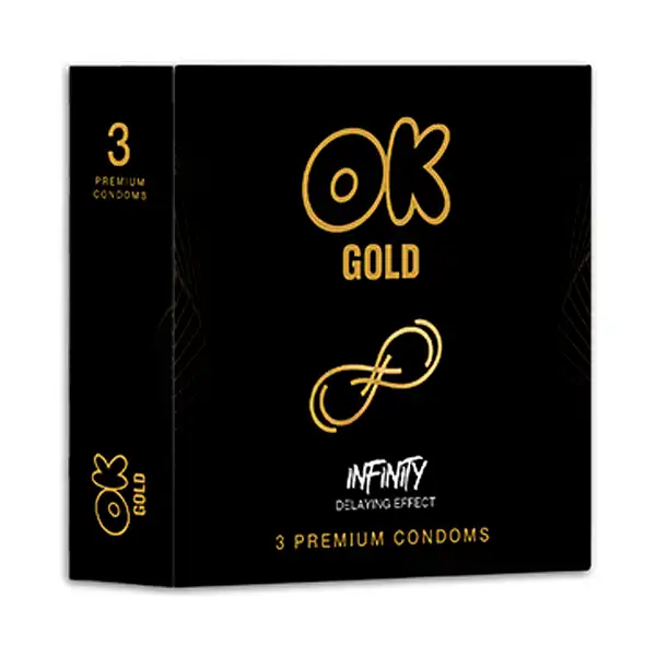 ok-gold-infinity-3s.webp OK Gold Infinity Condoms (1 Box = 3Pcs) - Image 1