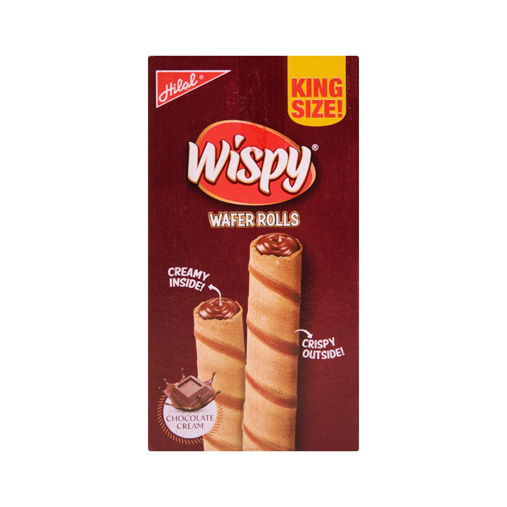 0769503781266_5e9e6aa3-ae0f-4845-929c-136e1596bcff.jpg HILAL WISPY TWIN CHOCLATE CREAM WAFER ROLLS 24 GM BOX 12PC - Image 1