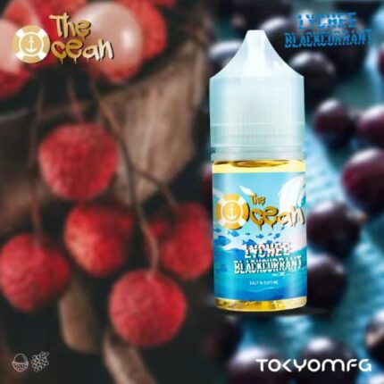 TOKYO OCEAN SALT NIC— LYCHEE BLACKCURRANT (35/50)mg