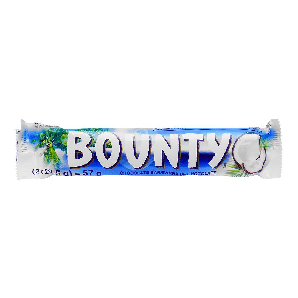1032716-1.jpg Bounty Chocolate Bar - 57gm - Image 1
