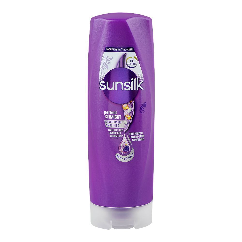 1197708-1.jpg Sunsilk Perfect Straight Conditioner, Protein, Provitamin B5, For Straight Hair, 300ml - Image 1