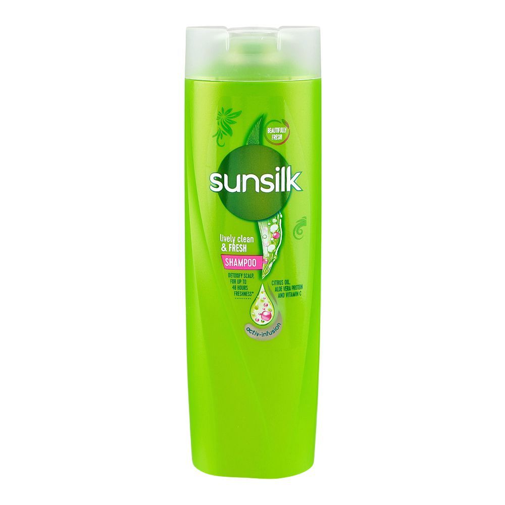 1262964-1.jpg Sunsilk Lively Clean & Fresh Shampoo, For All Hair Types, 300ml - Image 1