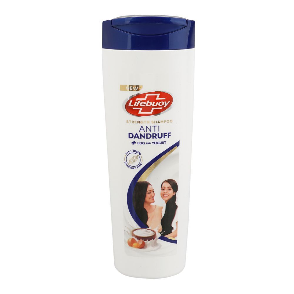 1343709-1.jpg Lifebuoy Egg & Yogurt Anti Dandruff Strength Shampoo, Niacinamide, Citric Acid, 370ml - Image 1