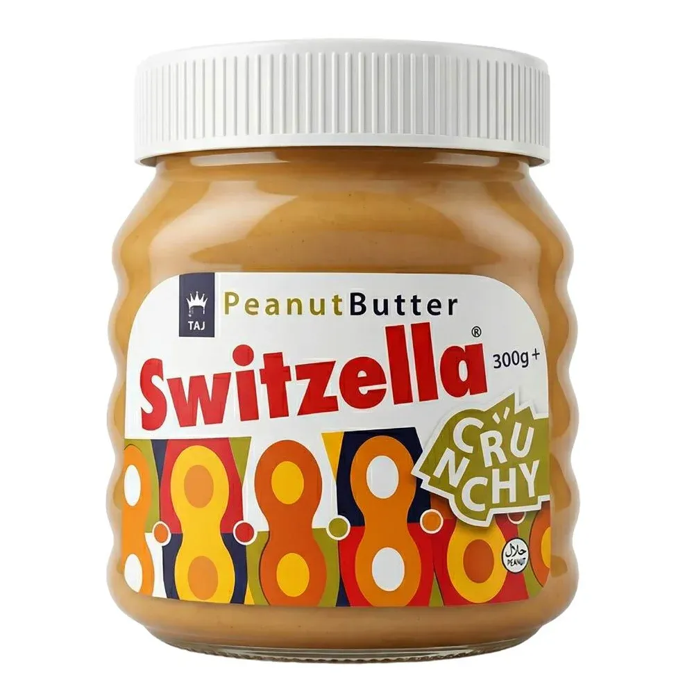 350_Peanut_Butter_Crunchy_ec056d74-3dfc-4758-bdd0-86b0044b31f9 Switzella Peanut Butter 350g - Image 1