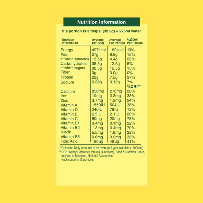 NESTLE NIDO MILK POWDER SCHOOL AGE GROWTH POUCH 390 GM - Image 2