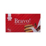 KOLSON BRAVO MILK COOKIES WITH CHOCOLATE 12 GM TP BOX 24P