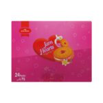 KOLSON JAM HEARTS BISCUITS STRAWBERRY & VANILLA 13.1 GM 24 PC