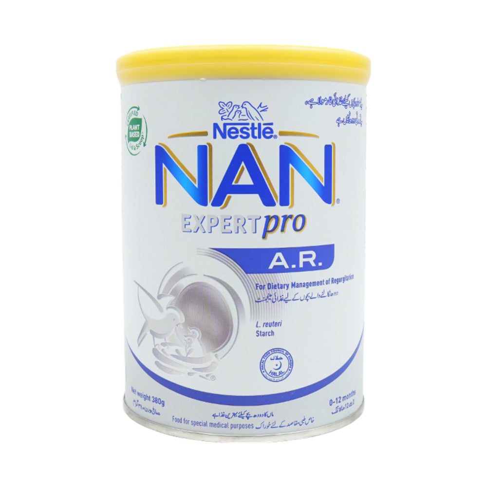 7613036191883_1_26a1574a-c4a5-4572-b92b-510e49f5f651.jpg NESTLE NAN EXPERT PRO AR MILK POWDER TIN 380 GM - Image 1