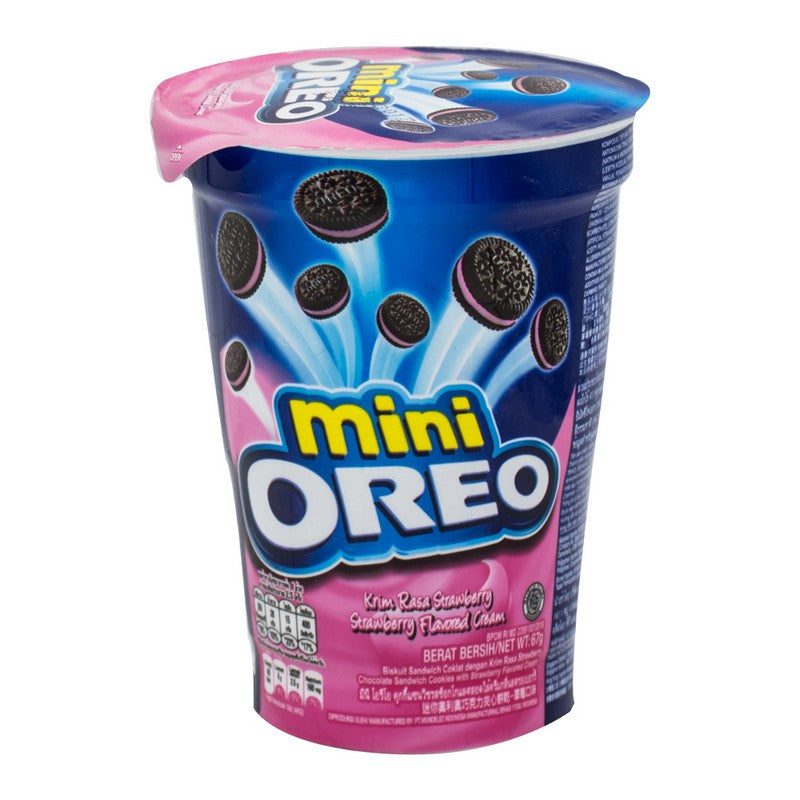 7622210462534.jpg OREO BISCUIT MINI STRAWBERRY 61.3 GM BASIC - Image 1