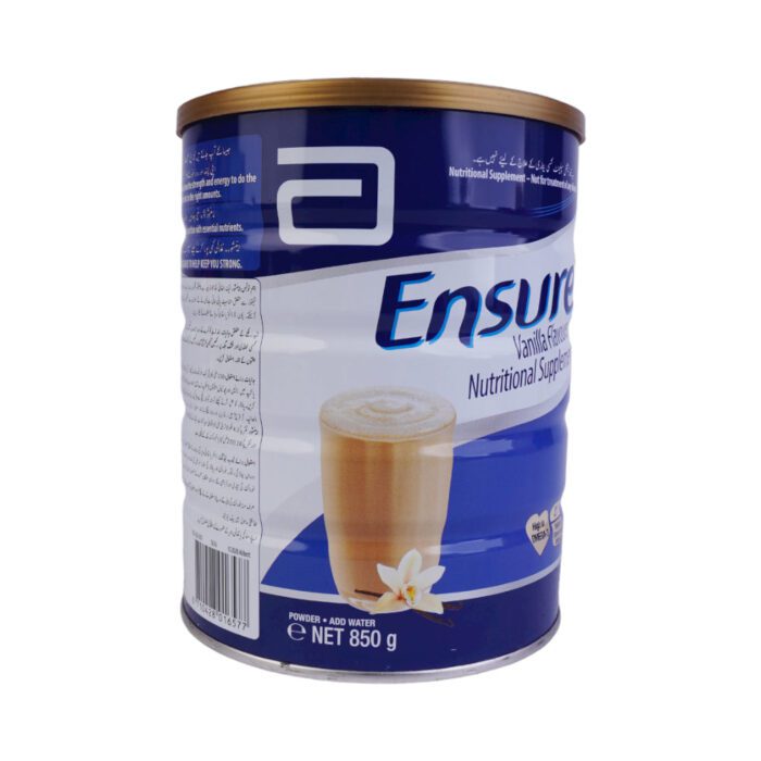 ENSURE NUTRI SUPPLEMENT POWDER VANILLA TIN 850 GM - Image 2