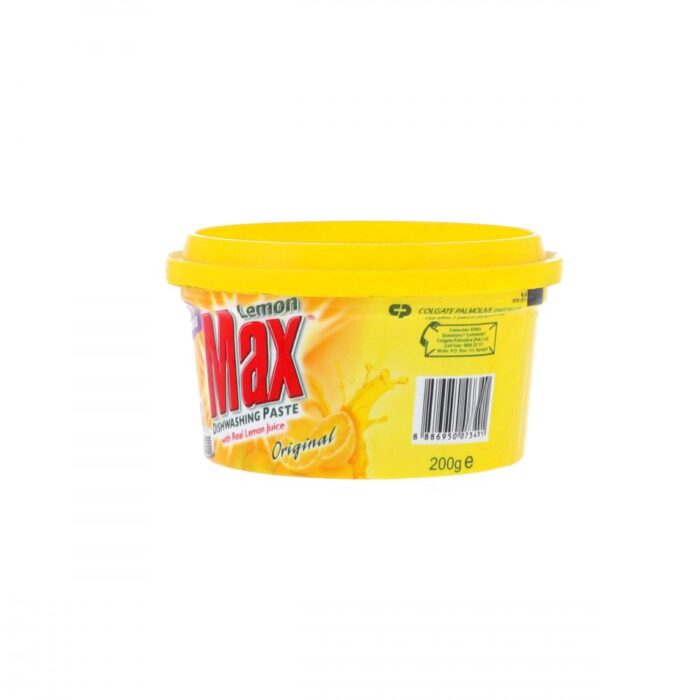 LEMON MAX DISHWASH PASTE YELLOW 200 GM - Image 2