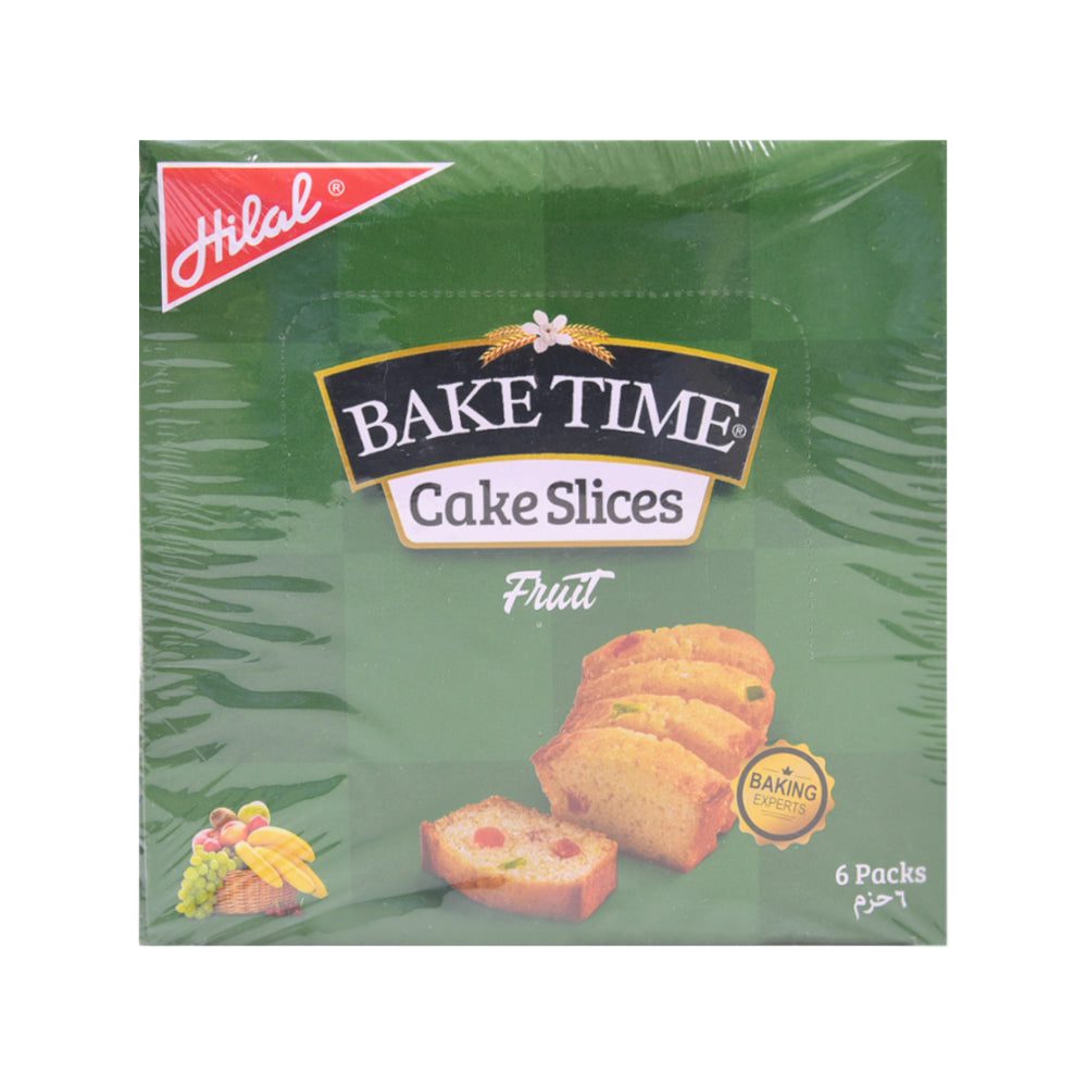 8961100282784_dce267a4-d6ad-4763-beba-5394c94e2698.jpg HILAL BAKE TIME FRUIT CAKE SLI BAKED FRESH PC 6PC BOX - Image 1