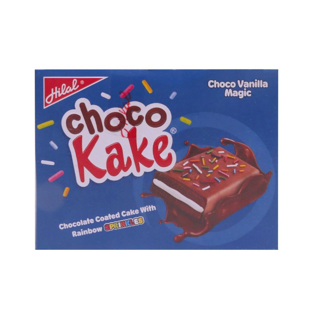 8961101787394.jpg HILAL CHOCO KAKE CHOCO VANILLA 18GM BOX 12 PCS - Image 1