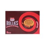 BISCONNI ROLLIES CAKE ROLLS CHOCOLATE 30 GM 8PC BOX