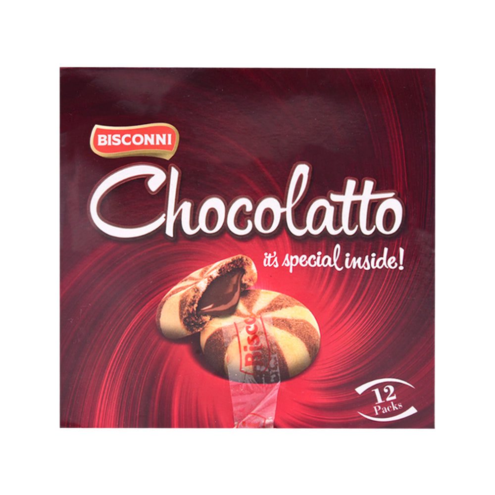 8961103502407_6f045bd6-4680-4e57-90c9-2da1741417d4.jpg BISCONNI CHOCOLATTO BISCUIT 34.5 GM 12PC BOX - Image 1