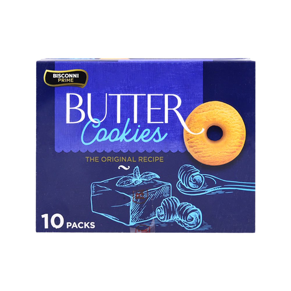 8961103503084_9abaee17-d450-4859-b8c3-26ce05bc20bd.jpg BISCONNI BUTTER COOKIES 24 GM 10PC BOX - Image 1