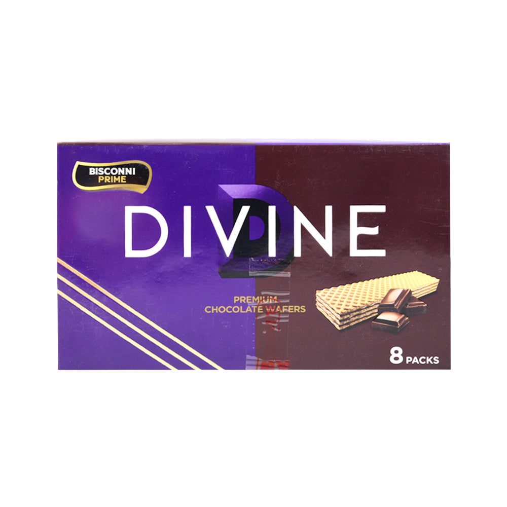 8961103503657_09006483-b1e9-4892-9923-756194d2d404.jpg BISCONNI DIVINE CHOCOLATE WAFER BY NOVITA 24.9GM 8 PCS BOX - Image 1