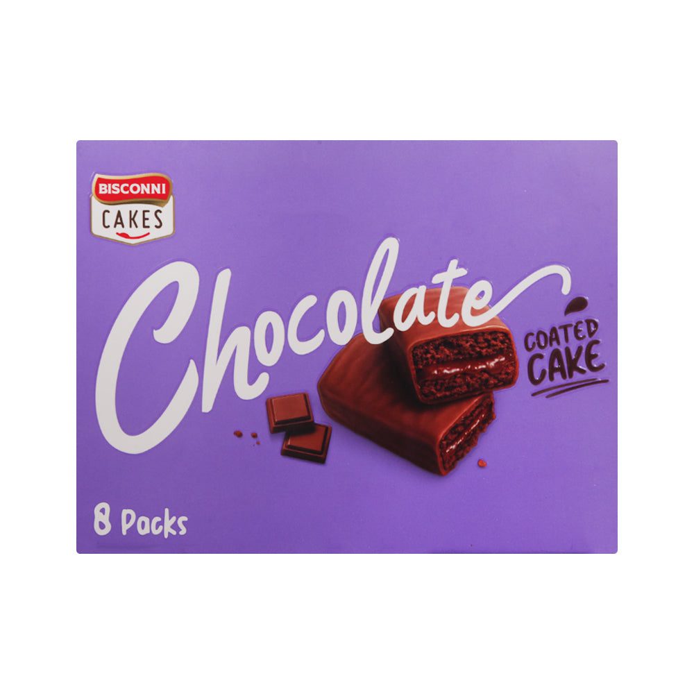 8961103503794_c68c7d88-6c53-41d0-9dd6-365131ae7d45.jpg BISCONNI CHOCOLATE COATED CAKE 30GM BOX 8 PC - Image 1