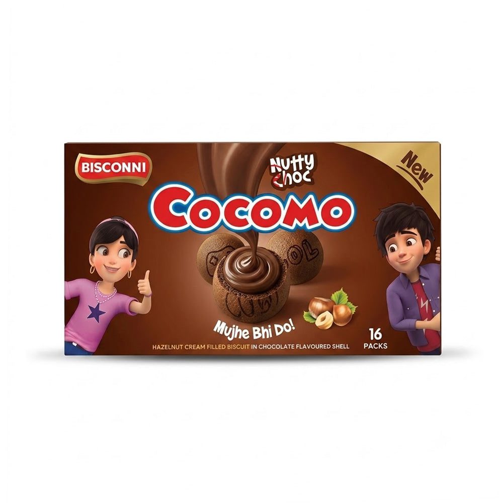 8961103504265.jpg BISCONNI COCOMO NUTTY CHOC 16 PCS BOX - Image 1