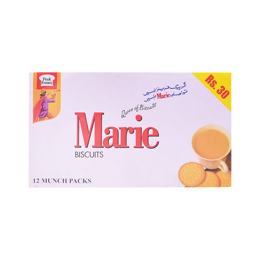 8964002526697_d7189e86-459d-4f01-b49d-68799aa79c11.jpg PEEK FREANS MARIE MUNCH PACK 43.5 GM BOX 12PC - Image 1