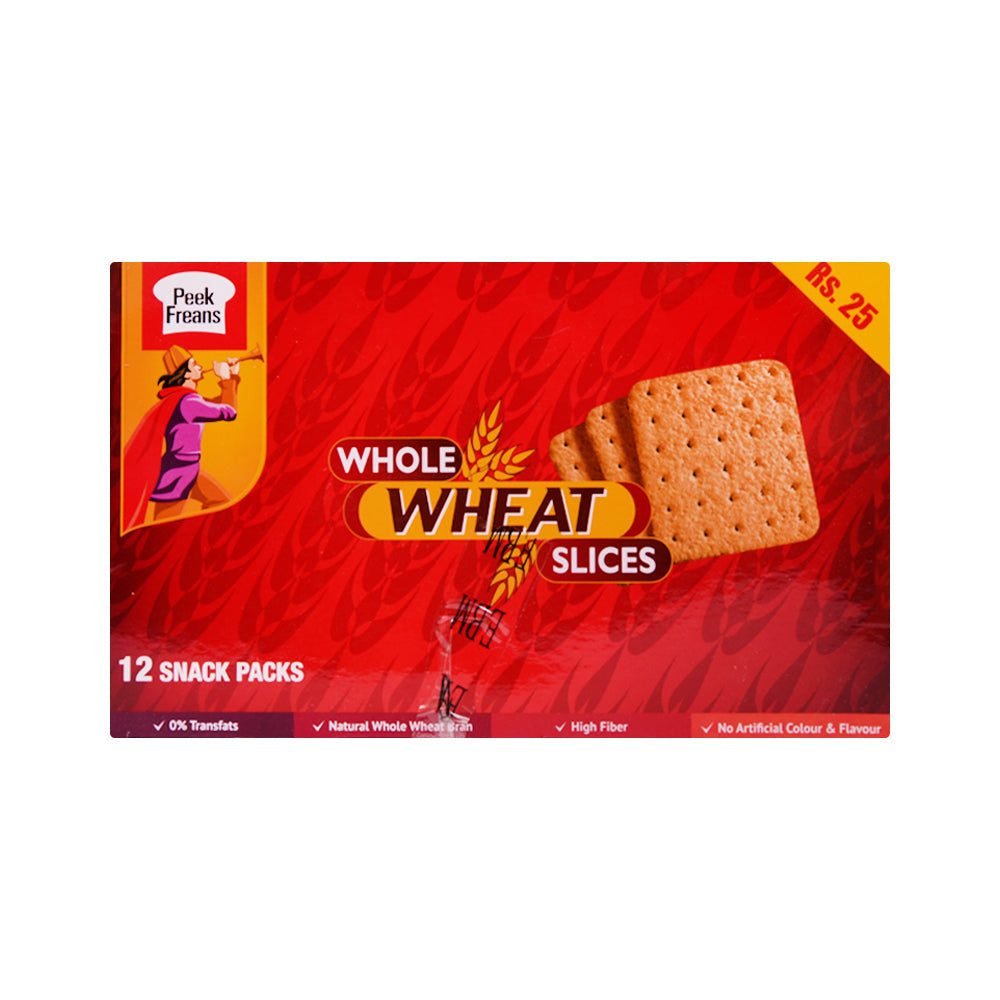 8964002526994_6bd23021-adfa-48a9-bccf-ea006fd21b96.jpg PEEK FREANS WHOLE WHEAT SLICES 31.4 GM S/P BOX 12PC - Image 1