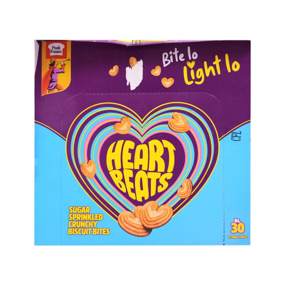 8964003590642_9c9f1534-57ba-4c06-8509-a0f67d647115.jpg PEEK FREANS HEART BEATS BISCUIT 25GM 12PC BOX - Image 1