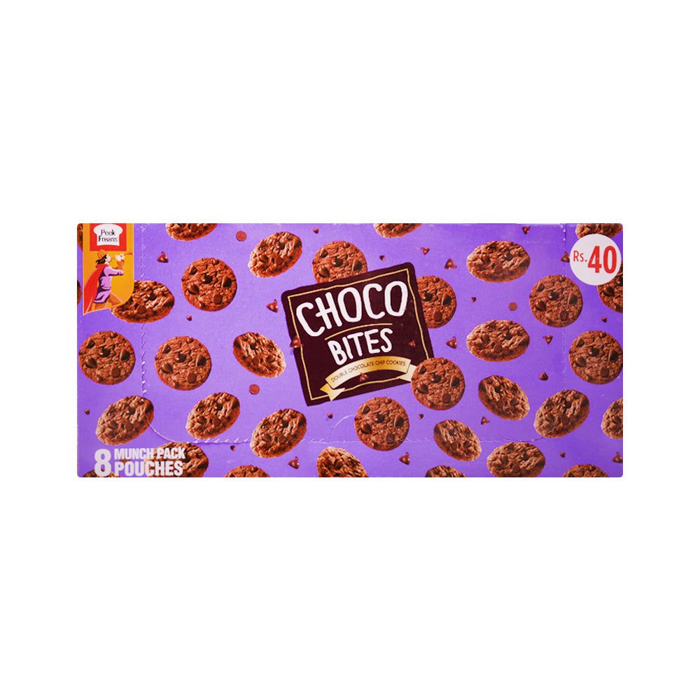 8964003593209_cfec5cae-8287-46c1-8fae-2dbcf4feabd3.jpg PEEK FREANS CHOCO BITES DOUBLE CHOCOLATE 34.9GM 8PC BOX - Image 1