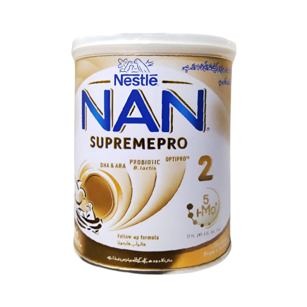 AFP-000113283_bd3628df-0802-4042-8ad1-26cc385b99c2.jpg NESTLE NAN 2 SUPREMEPRO MILK POWDER TIN 400 GM - Image 1
