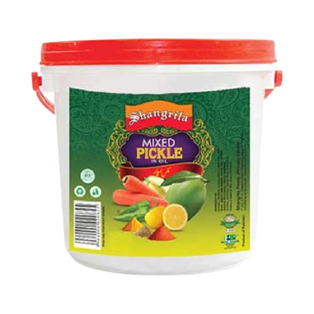 AFP-000114682.jpg SHANGRILA MIXED PICKLE BUCKET 1.5KG - Image 1