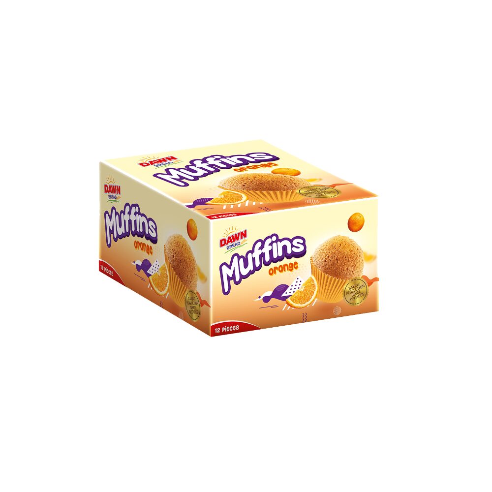 AFP-000355928-1000.png DAWN BREAD MUFFIN CAKE ORANGE 240 GM - Image 1