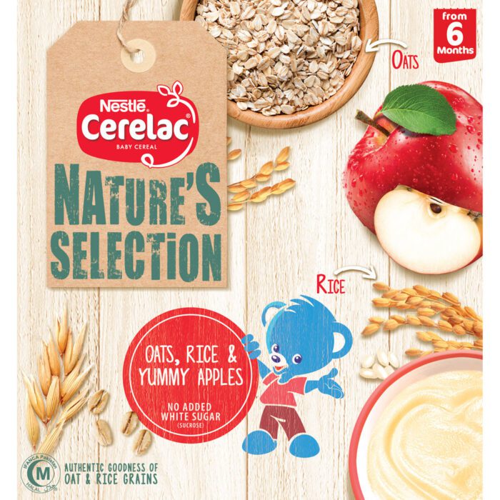 NESTLE CERELAC OATS RICE & APPLES 175 GM - Image 3