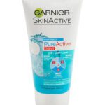 Garnier Skin Active Pure Active 3-in-1 Wash + Scrub +Mask, For Oily Skin, 100ml - Dissolve Dirt and Impurities