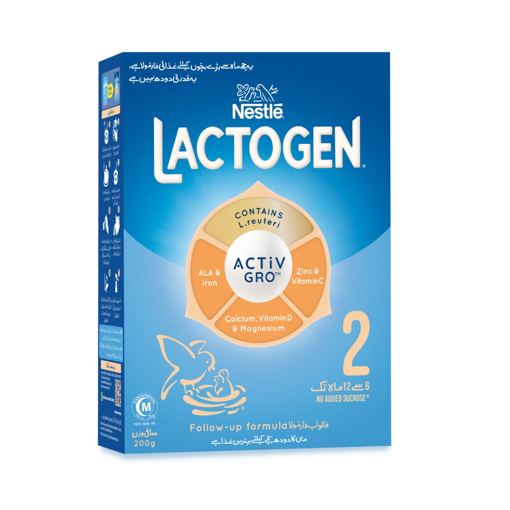 NewProject-2025-06-11T112935.499.png NESTLE LACTOGEN 2 MILK POWDER 200 GM BASIC - Image 1