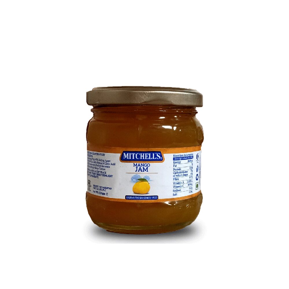 NewProject-2025-09-29T110428.606.png MITCHELLS JAM MANGO 200 GM - Image 1