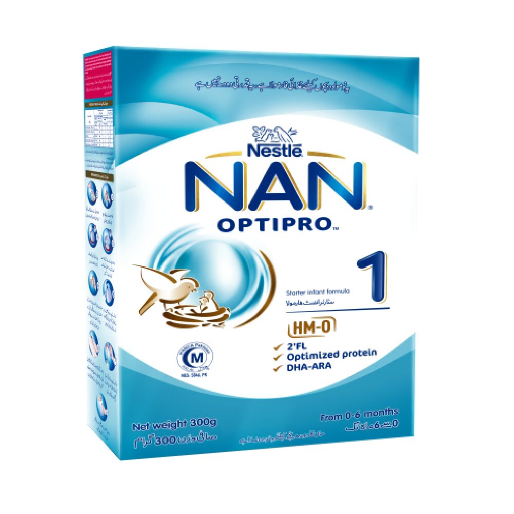 NewProject_11_780516d3-3eda-4c20-9b25-c7095cf904ea.png NESTLE MILK POWDER NAN 1 OPTIPRO 300 GM - Image 1