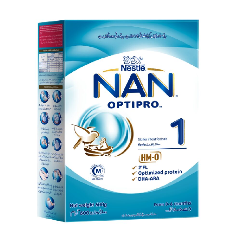 NewProject_13_8277171c-7b69-4464-8428-f2cc61052c00.png NESTLE MILK POWDER NAN 1 OPTIPRO 600 GM - Image 1