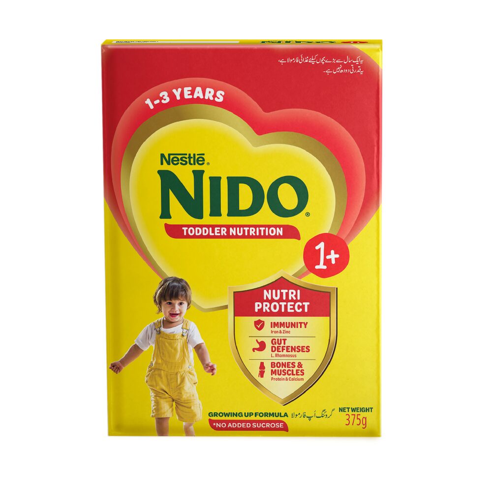 NewProject_25c542fa-2dab-4df0-9eed-d40ef9bc65e0.png NESTLE NIDO MILK POWDER GROWING UP FORMULA 1PLUS 375 GM - Image 1