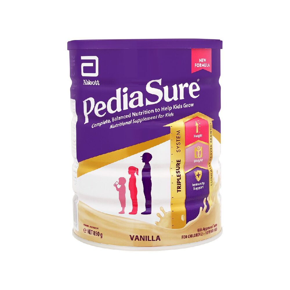 NewProject_3_96833399-ec09-4740-a54e-4b764f885693.png PEDIASURE NUTRITIONAL SUPPLEMENT POWDER FOR KIDS VANILLA TIN 850 GM - Image 1
