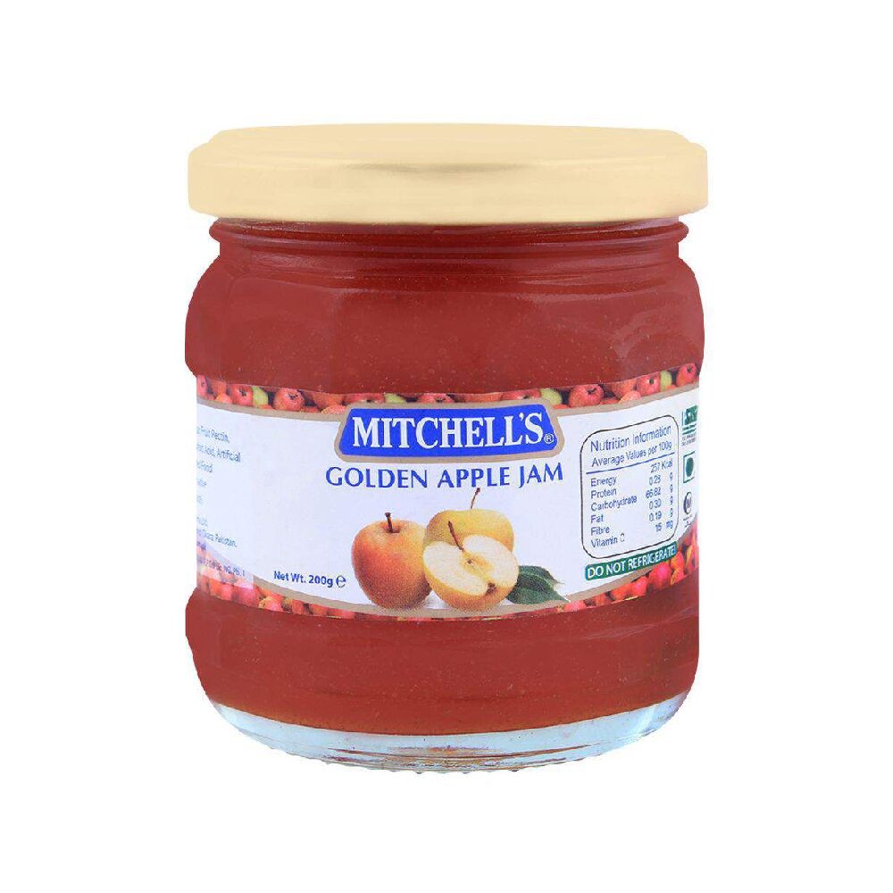 NewProject_42_dbcea36c-8884-4eb2-8839-c92eefdb8f2a.png MITCHELLS GOLDEN APPLE JAM 200 GM - Image 1