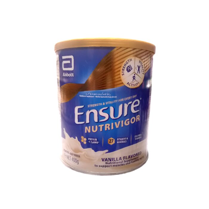 ENSURE NUTRITIONAL SUPPLEMENT POWDER VANILLA NUTRIVIGOR TIN 400 GM - Image 2