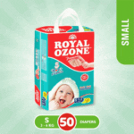 Royal Ozone Baby Diapers 1-2 Small Size 50 Pcs