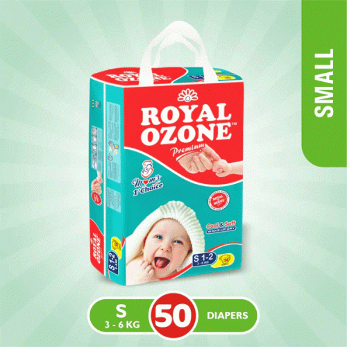 Small1-500x500-1.gif Royal Ozone Baby Diapers 1-2 Small Size 50 Pcs - Image 1