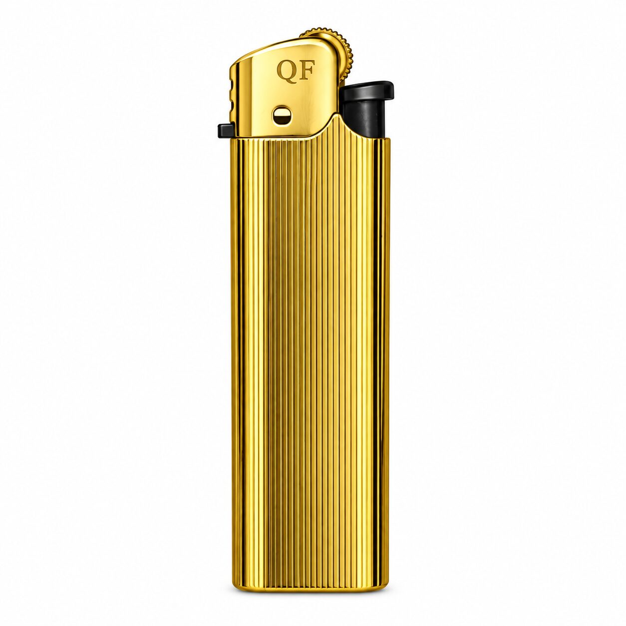 WhatsApp Image 2026-09-20 at 6.46.02 PM Gold QF Ribbed Lighter - Image 1