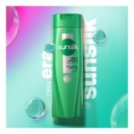 Sunsilk Long & Lustrous Elastin-Long Complex 3% Shampoo, Biotin, Vitamin B3, For Long Hair, 185ml