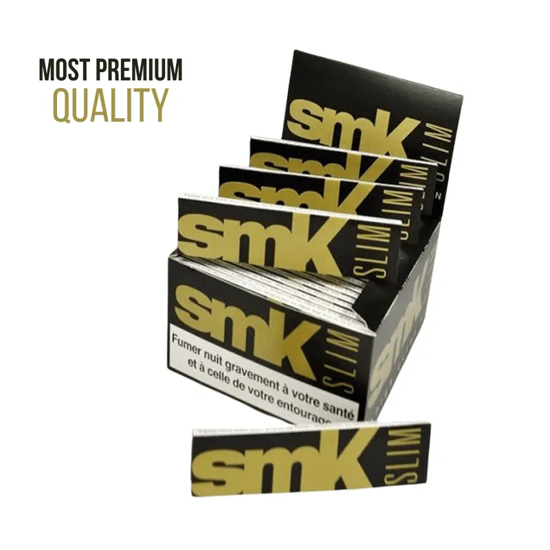 k1 SMK Slim Kingsize Rolling Papers Box - Image 1
