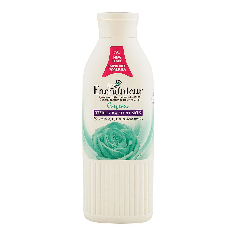 nh1146444-1.jpg Enchanteur Satin Smooth Gorgeous Perfumed Body Lotion, Vitamin A & C, Niacinamide, For Radiant Skin, 250ml - Image 1