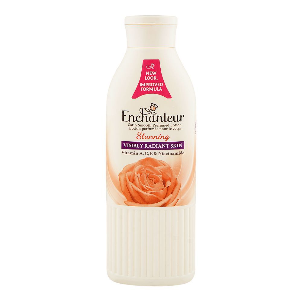 nh1226922-1.jpg Enchanteur Satin Smooth Stunning Perfumed Body Lotion, Vitamin A & C, Niacinamide, For Radiant Skin, 250ml - Image 1