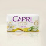 Capri Soothing Glow Natural Jasmine & Aloe Vera Soap, White, 115g