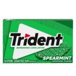 Trident Spearmint Sugar Free Chewing Gum, 14 Ct